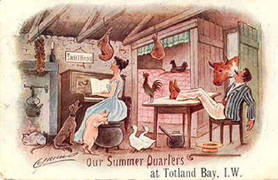 Totland cartoon